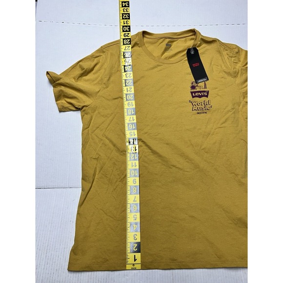 Levi's T Shirt World Music Double Side Print San Francisco CA Men's XL NEW - Picture 3 of 12